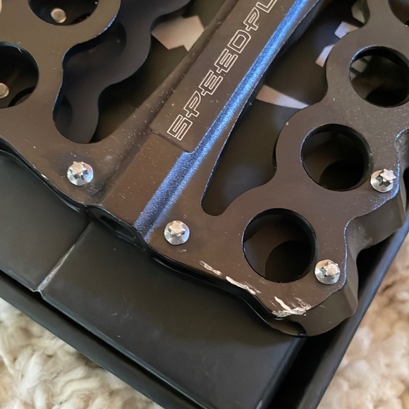 Unisex-Genuine Speedplay Brass Knuckles Pedal Set, Black, Chrome-moly, Brand - Picture 6 of 7
